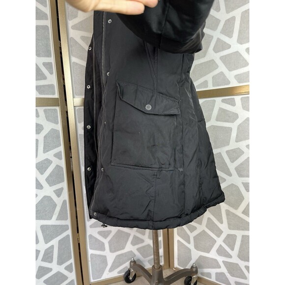 BCBGMaxazria Bcbg Mazazria PARKA Puffer JACKET COAT SZ M BLACK FILLING DOWN - Picture 8 of 15